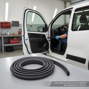 Valea <b>Rubber</b> Seal Strip for Fiat Fiorino 2008-2020 Front Door Cutting Service OEM 1308923070-1313797070 - Product Image 3