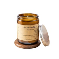 Tablettes de cire parfumée en verre à la cire de soja pour le commerce extérieur, parfum Carillon Bleu des Fêtes, en boîte cadeau cylindrique, souvenir d'anniversaire