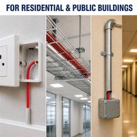 Cable Eléctrico para Construcción con Aislamiento LSZH XLPE de 2.5mm2, 450/750V, Bajo Humo, Libre de Halógenos, Retardante de Llama, WDZ-BYJ