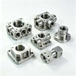 Blocs de collecteurs de soupapes multi-ports usinés avec précision par CNC, boîtiers de soupapes hydrauliques et pneumatiques personnalisés OEM pour l'assemblage de machines - Product Image 1
