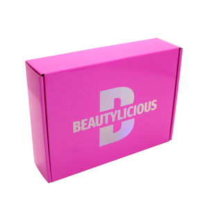 Boîtes d'expédition en carton ondulé de couleur rose avec logo personnalisé, boîtes de colisage, boîtes cadeaux pour cils, perruques, cosmétiques, outils de maquillage - Product Image 5