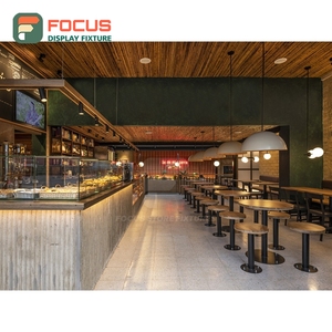 Large Format Cafe Service Counter Tempered Glass Panel Barista Service Zone Roastery Service Counter - Product Image 6