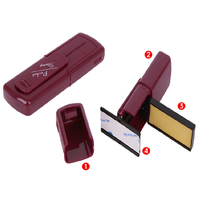 Sello de Bolsillo Flash, Sello Personalizado con Nombre y Firma, Sello Notarial, Sellos de Bolsillo Autoentintables
