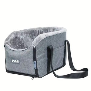 Kursi Mobil untuk Anjing Kecil, Kursi <span class=keywords><strong>Booster</strong></span> Anjing, Kursi Mobil Hewan Peliharaan dengan Bagian yang Dapat Dilepas dan Dicuci, Sempurna untuk Hewan Peliharaan Kecil, Abu-abu - Product Image 3
