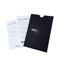 Tarjetas de Agradecimiento de Lujo Personalizadas EN-140 con Sobre y Pegatinas, Funda para Invitaciones, Sobre para Regalo, Empaque para Boda