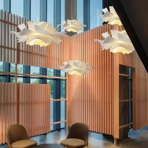 Lustre à fleurs en acrylique moderne, suspension à LED multicouche pour <span class=keywords><strong>salle</strong></span> à <span class=keywords><strong>manger</strong></span>, chambre à coucher, étude, <span class=keywords><strong>luminaire</strong></span> d'intérieur créatif - Product Image 2