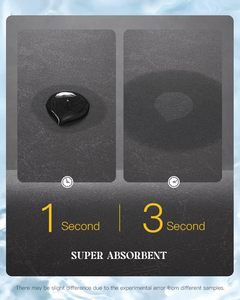 Tapis de bain modernes en polyester absorbant, résistants aux taches, antidérapants et à séchage rapide avec envers en caoutchouc pour la maison et l'hôtellerie - Product Image 6