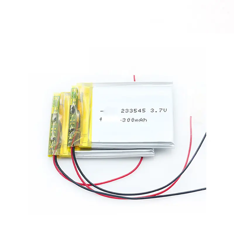 3.7V 233545 300mAH Lithium Polymer For Powered Electric Vehicles Batteries