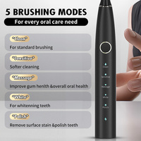 2025 tendance longue durée de vie de la batterie 2 en 1 IPX6 haut-parleur avec brosse à dents sonique intelligente IPX7 pour salle de bain