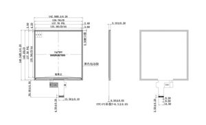 โมดูลจอ LCD TFT แบบสี่เหลี่ยมขนาด 7.6 นิ้ว ความสว่างสูง 800x800 อินเทอร์เฟซ MIPI สำหรับควบคุมอุตสาหกรรม - Product Image 6