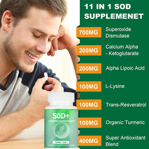 OEM Suplementos Dietéticos <span class=keywords><strong>SOD</strong></span> Cápsulas Fabricante 60 Cápsulas - Product Image 4