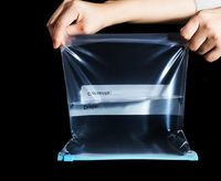 Bolsas para congelador reutilizables con cierre hermético, de LDPE, a prueba de fugas, de calidad alimentaria, para almacenar sándwiches, refrigerios, para uso en el trabajo y en el hogar.