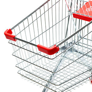 Chariots Offre Spéciale utiles durables robustes de poussée de supermarchés de chariot à provisions d'acier inoxydable - Product Image 6