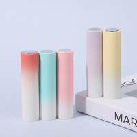 Haute qualité Macaron dégradé couleur verre 8ml voyage rétractable rotatif vaporisateur avec buse en argent