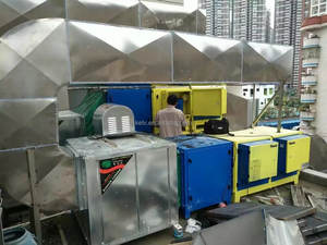 <span class=keywords><strong>Purificateur</strong></span> de fumée pour cuisine de restaurant BBQ, machine de traitement des gaz à haute efficacité 95%, précipitateur électrostatique - Product Image 6