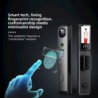 Cerradura Digital Automática con Cámara, Reconocimiento Facial 3D, Huella Dactilar Biométrica, WiFi Tuya, TTlock, Cerradura Inteligente para Puerta, Superventas
