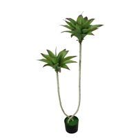 Décoration d'événements en gros : Arbre d'Agave Artificiel Tropical en Pot, Plantes d'Intérieur pour Bureau et Autres Décorations de Mariage