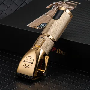 Barber Shop Cordless Electric Gold Hair Clippers Tóc Tông Đơ Đen Máy Cạo Râu Máy Tỉa Tốt Nhất Cho Nam Giới