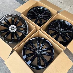 इन-स्टॉक 20x9 / 21x9.5 5x112 66.<span class=keywords><strong>6</strong></span> मिमी ग्लॉस काले गुधातु के जाली पहियों के लिए वोल्कस्वैगन गोल्फ दरपर - Product Image 4