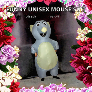 Nouveau Costume de Mascotte Gonflable Unisexe Thème Animal, Amusant pour Fête d'Halloween Adulte et Couple, Détection par Aiguille, En Stock - Product Image 1