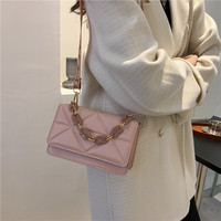 Sac à main en PU simple et décontracté de style rétro, bandoulière, sac à bandoulière unique, sac carré pour filles