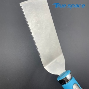 Spatola per <span class=keywords><strong>Pizza</strong></span> Rettangolare Piccola Multifunzionale in Acciaio Inossidabile con Manico in Plastica Design Sostenibile - Product Image 3