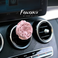 Désodorisant de voiture en céramique écologique, fait main, en porcelaine, parfumé à la fleur de œillet, pour la maison et la voiture, vente en gros