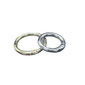 Anneau à ressort en alliage de zinc 252, anneau d'ouverture robuste pour sac, mousqueton, kit de bijoux DIY - Product Image 1