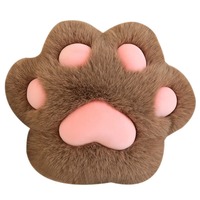 Coussin de repos super doux en peluche patte de chat unisexe, coussin de dos pour dormir, adorable peluche de dessin animé Ragdoll, animal en peluche Kawaii, cadeau d'anniversaire ODM