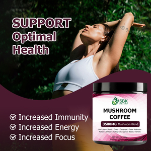Factory Wholesale Mushroom Coffee Powder Support Custom Reishi Mushroom <b>Supplement</b> Shiitake Morel Mushroom Extract Powder Coffee - Product Image 6