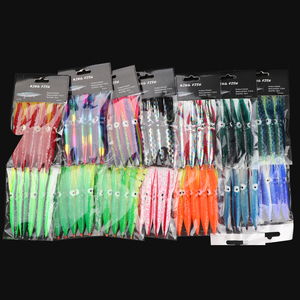 Jupe de calmar souple 9/7.5cm leurre de pêche au poulpe artificiel lumineux appâts de pêche à la traîne XX-<span class=keywords><strong>113</strong></span> - Product Image 6