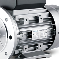 Moteur asynchrone monophasé à induction AC OMEIK MY711-2 (0,37 kW) 50/60 Hz, protection IP44/IP54/IP55, 3000 tr/min, boîtier en aluminium