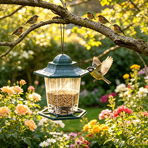 Comedero para Colibríes Transparente de Plástico para Colgar en Exteriores, Venta al por Mayor de Fábrica, Comedero para Pájaros - Product Image 2