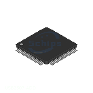 USB2507-ADD USB2.0 COMPATIBLE 7 PORT HUB Electronic Components Supplies Manufacturer Channel Interface 80 LQFP - Product Image 1