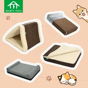 Fabrik anpassen OEM Amazon Sofa Stil Haustier Katze wasserdichte Matte Pad Plattform Matratze Zwinger Kiste ortho pä dische Memory Foam Hunde bett