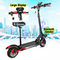 Envío Rápido desde Almacén de la UE, Patinetes Eléctricos de 1000w Todoterreno, Patinete Eléctrico con Neumáticos Gruesos de 10 Pulgadas, Control Remoto NFC