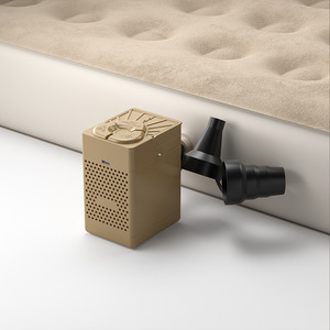 Bomba de Aire Eléctrica Pursuefree 8x5.7x9.5cm con Adaptador de Válvula, Portátil, para Interiores y Exteriores, Camping, Inflado y Desinflado Automático - Product Image 1