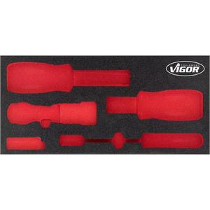 VIGOR - V5017-L Insert mousse souple pour V5017 (vide)-EAN 4047728050166 ROLLING WORKSHOPS VIDE PLATEAUX - Product Image 1
