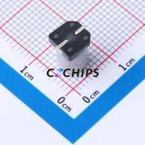 ตัวเก็บประจุอิเล็กโทรไลต์อะลูมิเนียมแบบ SMD รุ่น UCW1E101MCL1GS ขนาด D6.3xL8.7 มม. 100uF 20% 25V 115mA-120Hz - Product Image 2