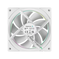Ventilateur de refroidissement CPU DeepCool FL12 SE blanc et noir en aluminium, ventilateur de jeu ARGB 120 mm