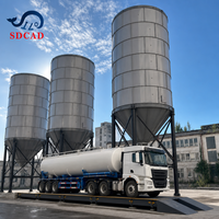 Silo à ciment vertical en acier de type boulonné de 30 tonnes à 1000 tonnes, prix du silo pour centrale à béton