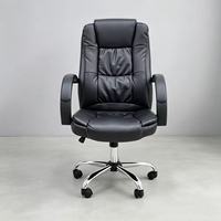 Chaise de patron en cuir confortable et moderne chaise de bureau pour le travail à domicile siège d'affaires chaise en cuir pour le bureau de direction