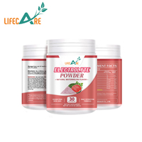 Poudre d'électrolytes aromatisée aux fruits, marque privée OEM, approvisionnement en vrac, mélange de boisson instantanée, poudre d'électrolytes pour adultes
