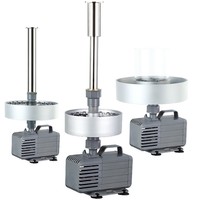 Fuente de Agua para Estanques de Peces de Acero Inoxidable HD 304, Rociador de Niebla, Atomizador, Circulación de Agua y Filtración, Todo en Uno, Tres en Uno
