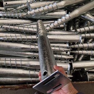 Anclaje de pila de tornillo de tierra, montaje Solar, suministrado directamente de fábrica - Product Image 2