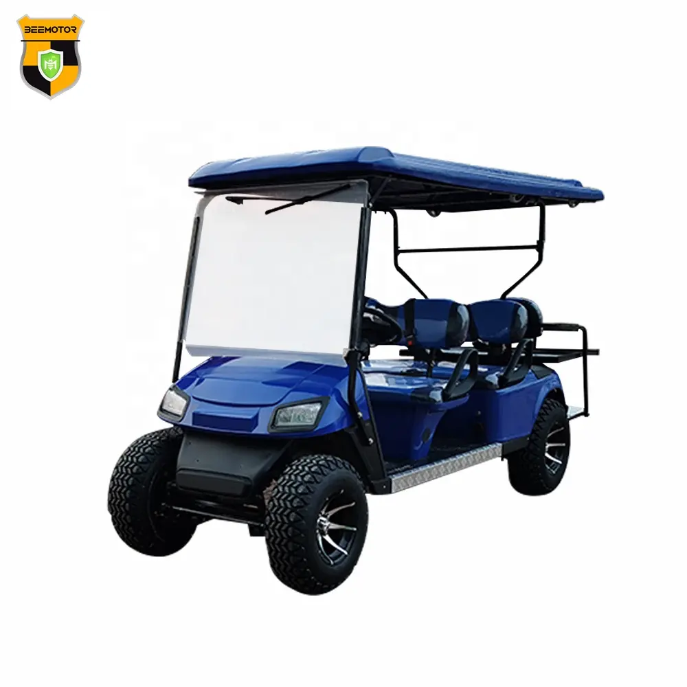 OEM 색깔 신제품 6 Seater 골프 카트 성인 golfcart를 위한 전기 클럽 차