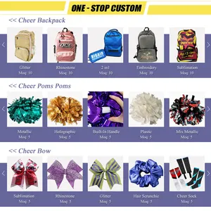 Normzl Custom Cheer Dance Outfit Sublimation Rhinestone Cheerleading Uniforms Sexy Cheerleader Costume