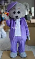 Costume de mascotte d'ours en peluche personnalisé Shengchi, costume de mascotte d'ours mignon pour adultes, costume de mascotte de couple de dessins animés pour fête