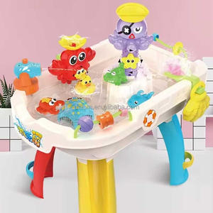 Table de jeu multifonctionnelle pour bébé, jouets de douche d'animaux amusants, table de pêche électrique pour salle de bain et jeux d'eau avec musique - Product Image 3