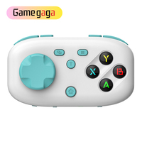 Manette de jeu sans fil Gamegaga Y05 Mini, manette de jeu portable BT avec prise en charge des vibrations, jeu/livre électronique/prise de photos, multiplateforme